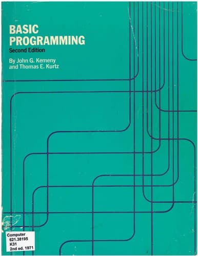Portada de Basic programming