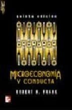 Portada de Microeconomia y Conducta