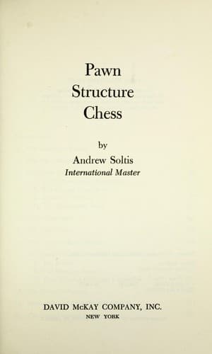 Portada de Pawn structure chess