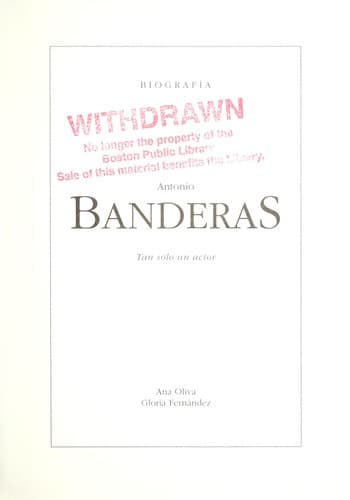 Portada de Antonio Banderas