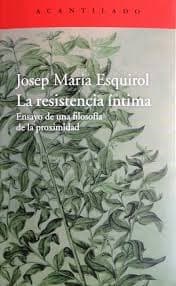 Portada de La resistencia íntima