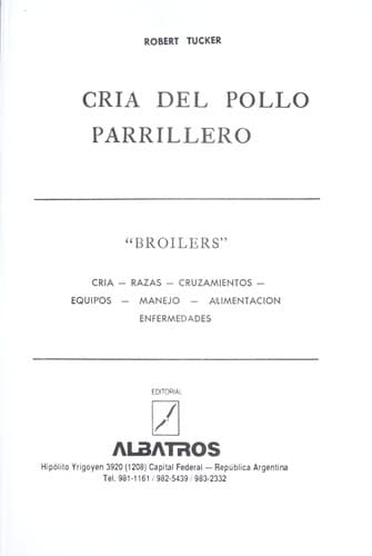 Portada de Cria del Pollo Parrillero