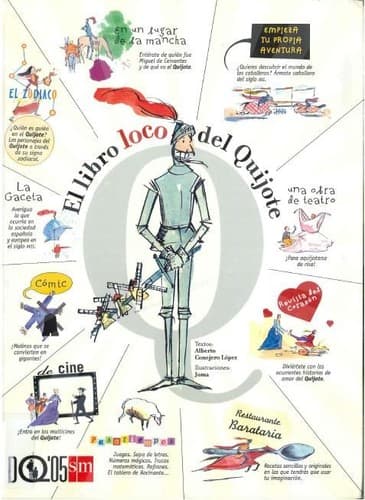 Portada de El Libro Loco Del Quijote