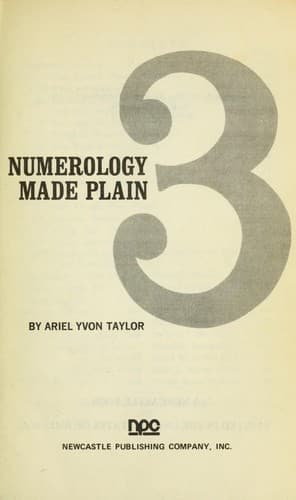 Portada de Numerology made plain