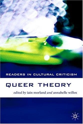 Portada de Queer Theory (Readers in Cultural Criticism)