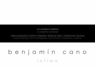Portada de Benjamn Cano Ntimo A Creative Universe