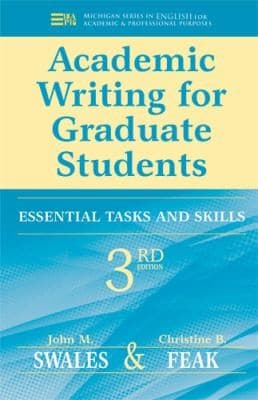 Portada de Academic Writing For Graduate Students Essential Tasks And Skills