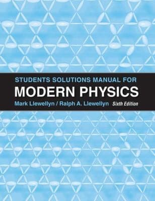Portada de Student Solutions Manual for Modern Physics