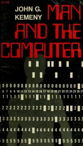 Portada de Man and the computer