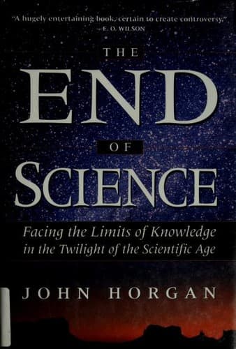 Portada de The end of science