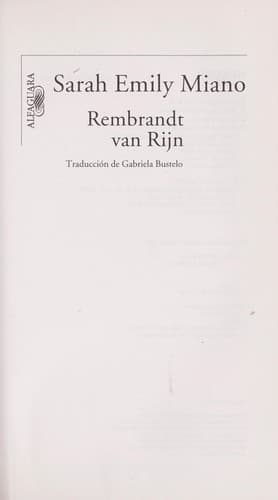 Portada de Rembrandt Van Rijn