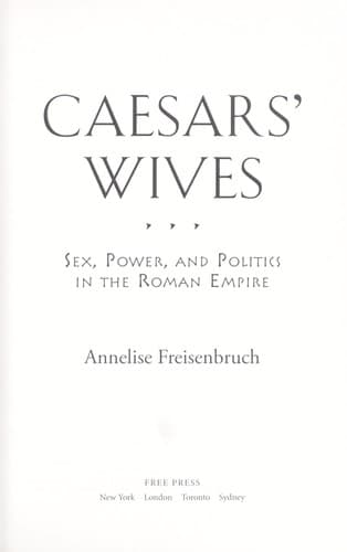 Portada de Caesars' wives