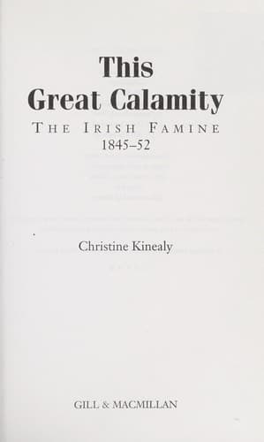 Portada de This great calamity