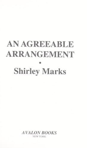 Portada de An agreeable arrangement