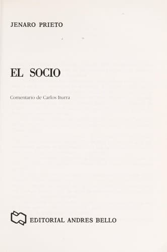 Portada de El Socio