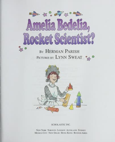 Portada de Amelia bedelia, rocket scientist?