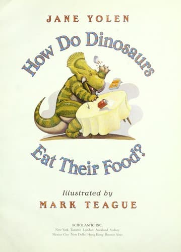 Portada de How do dinosaurs eat their food?