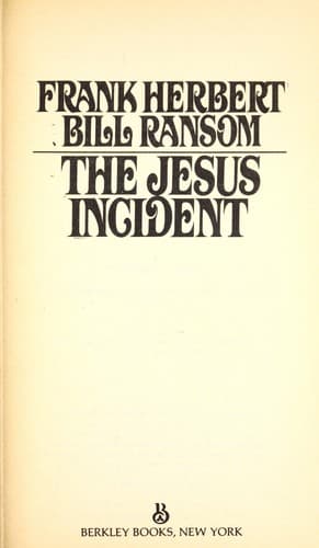 Portada de The Jesus incident