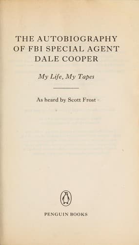 Portada de The autobiography of FBI special agen Dale Cooper