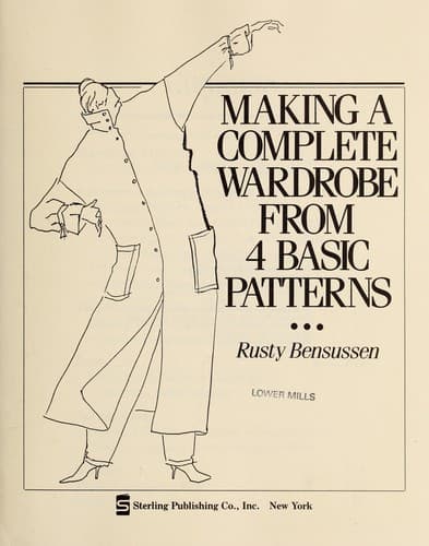 Portada de Making a complete wardrobe from 4 basic patterns