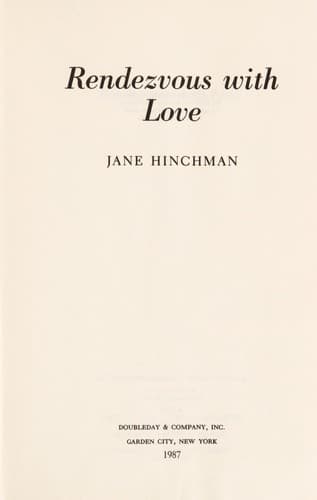 Portada de Rendezvous with love