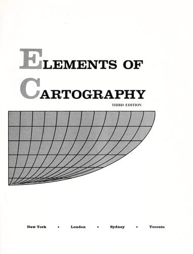 Portada de Elements of cartography