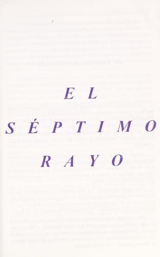 Portada de El se ptimo rayo