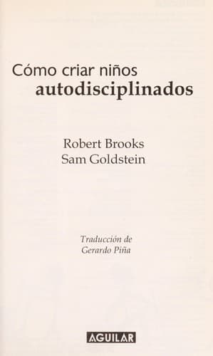 Portada de Como criar nin os autodisciplinados