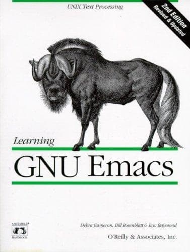 Portada de Learning GNU Emacs, 2nd Edition