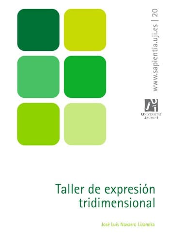 Portada de Taller de expresión tridimensional