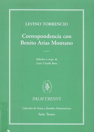 Portada de Correspondencia con Benito Arias Montano
