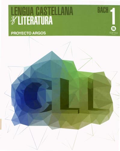 Portada de Lengua castellana y literatura 1 BACH