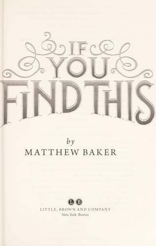 Portada de If you find this