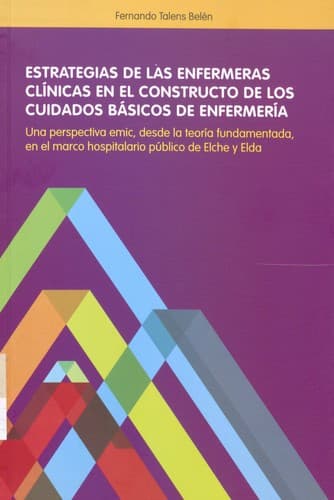 Portada de Estrategias de las enfermeras clínicas en el constructo de los cuidados básicos de enfermería