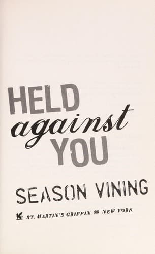Portada de Held against you