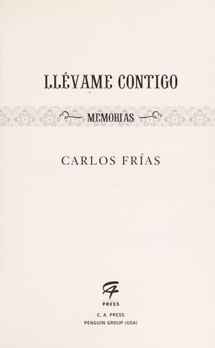 Portada de Llévame contigo