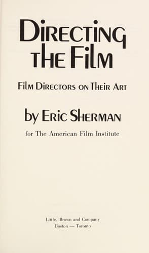 Portada de Directing the film
