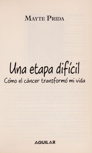 Portada de Una etapa difícil