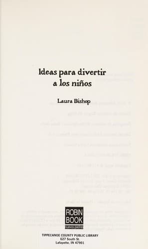 Portada de Ideas para divertir a los ninos