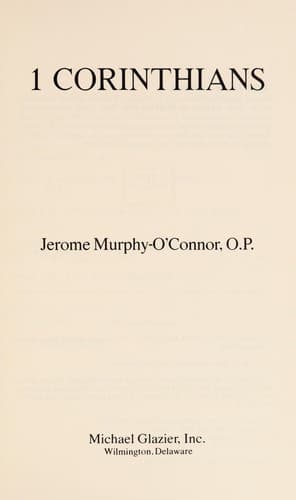 Portada de 1 Corinthians.