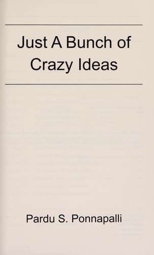 Portada de Just a bunch of crazy ideas