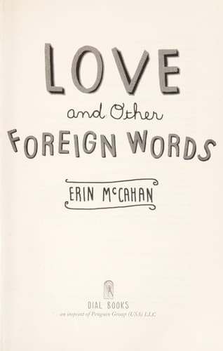 Portada de Love and other foreign words