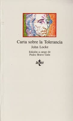 Portada de Carta sobre la tolerancia