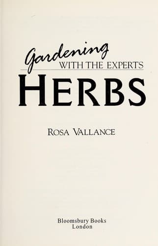 Portada de Herbs.