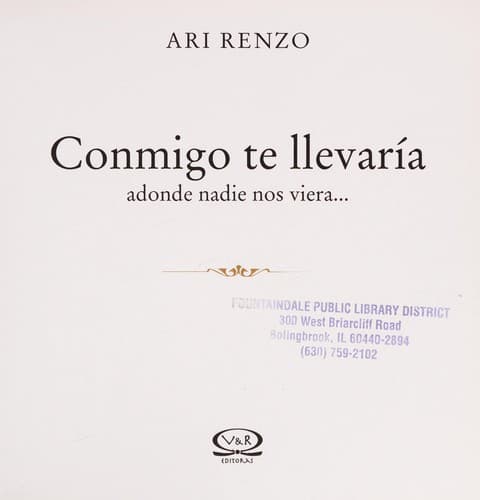Portada de Conmigo te llevaria adonde nadie nos viera
