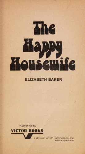Portada de The happy housewife