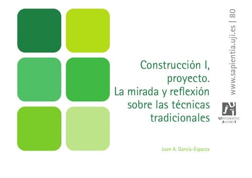 Portada de Construcción I, proyecto