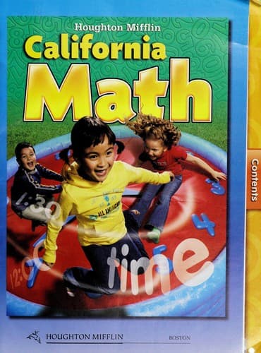 Portada de California math