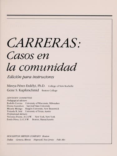 Portada de Carreras.