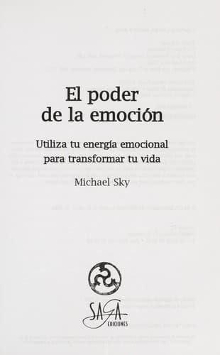 Portada de El Poder de La Emocion